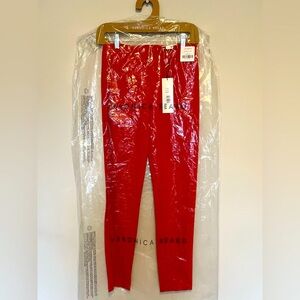 NWT Size 4 Veronica Beard Honolulu flame red ankle pant